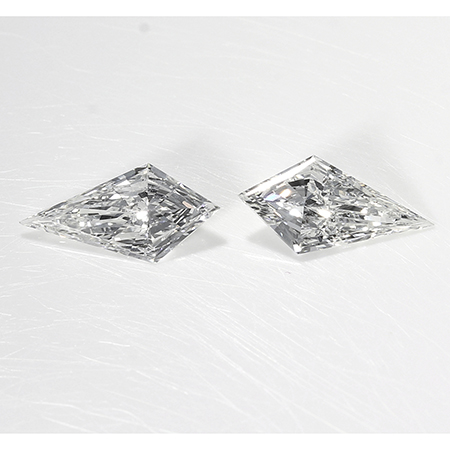 0.33 cttw Pair of kite Natural Diamonds : G / VS1