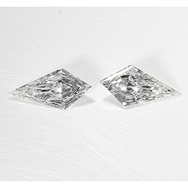 0.33 cttw Pair of kite Natural Diamonds : G / VS1
