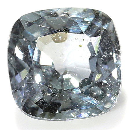 0.54 ct Cushion Cut Sapphire : Grayish Blue