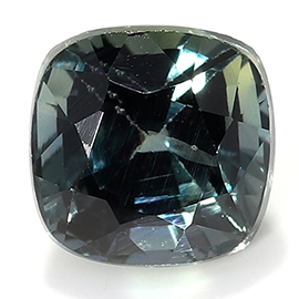 0.53 ct Cushion Cut Sapphire : Greenish Blue