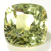 0.60 ct Fine Yellow Cushion Cut Natural Yellow Sapphire