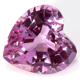 0.46 ct Heart Shape Pink Sapphire : Fine Pink