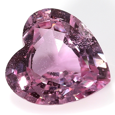 0.46 ct Heart Shape Pink Sapphire : Fine Pink