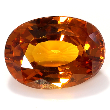 1.21 ct Orange Oval Natural Sapphire