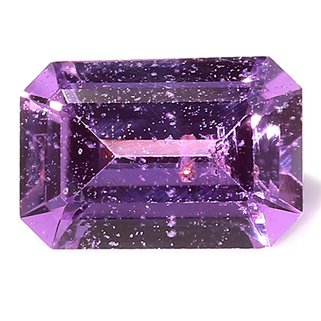 0.56 ct Purple Emerald Cut Natural Pink Sapphire