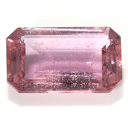 1.10 ct Emerald Cut Pink Sapphire : Pink