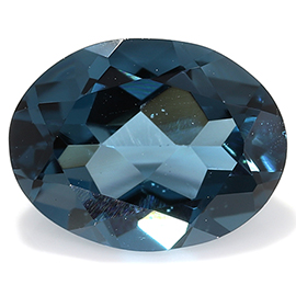 1.36 ct Oval Topaz London: Patrol Blue