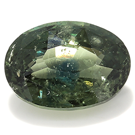 1.19 ct Oval Green Sapphire : Bluish Green