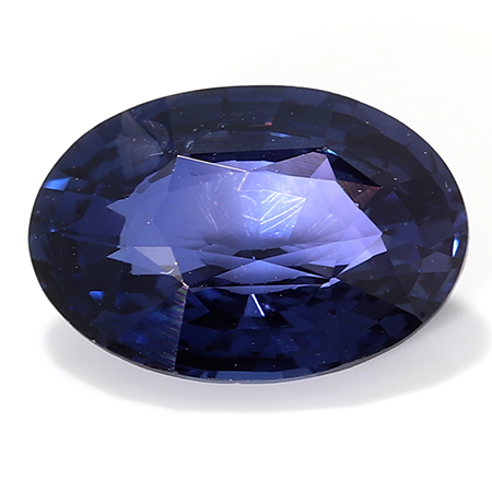 1.33 ct Oval Blue Sapphire : Fine Blue