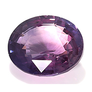 1.70 ct Violet Pink Oval Pink Sapphire