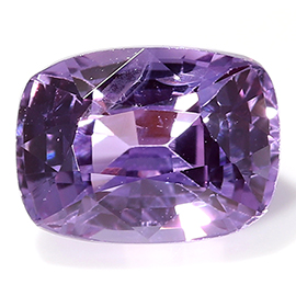 1.23 ct Cushion Cut Pink Sapphire : Violet Purple