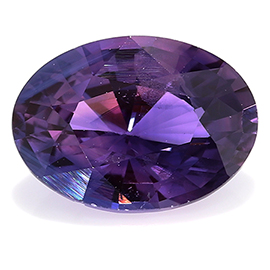 0.98 ct Oval Pink Sapphire : Purple