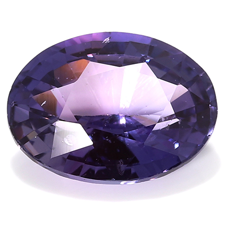 1.00 ct Oval Pink Sapphire : Fine Purple