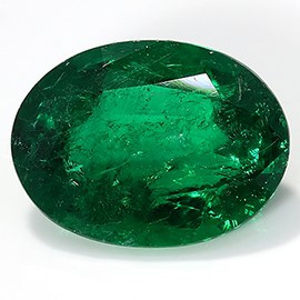1.10 ct Rich Darkish Green Oval Natural Emerald