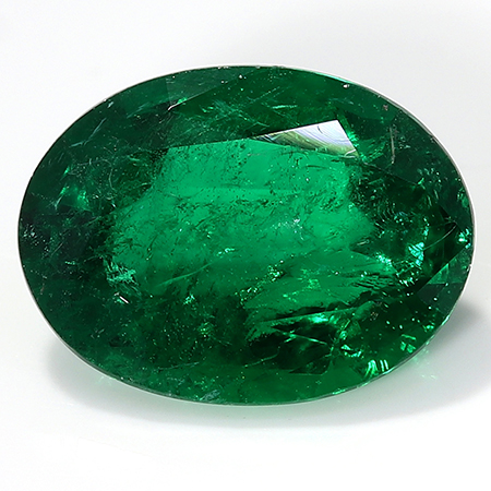1.10 ct Rich Darkish Green Oval Natural Emerald