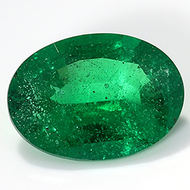 0.86 ct Rich Green Oval Natural Emerald