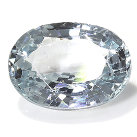 1.60 ct Oval Blue Sapphire : Light Blue