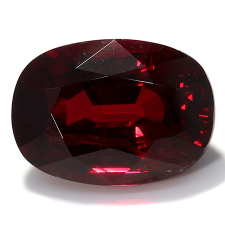5.06 ct Oval Ruby : Rich Pigeon Blood Red