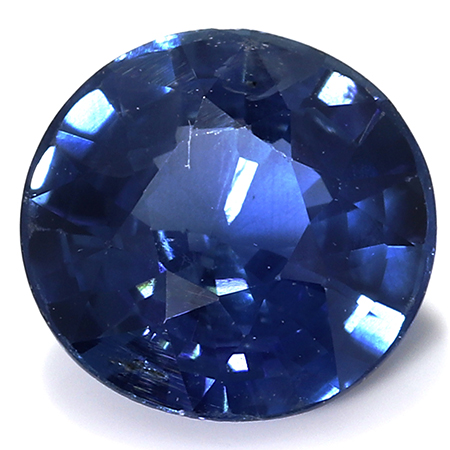 0.82 ct Round Blue Sapphire : Fine Blue