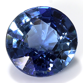 0.94 ct Rich Blue Round Natural Blue Sapphire