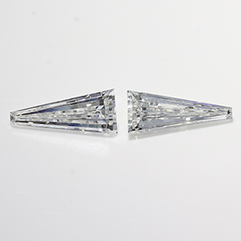 0.51 cttw Pair of Taper Baguette Diamonds : E / VS2