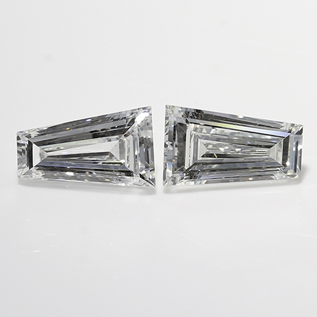 0.66 cttw Pair of Taper Baguette Diamonds : H / VS1