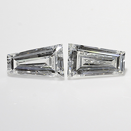 0.66 cttw Pair of Taper Baguette Diamonds : H / VS1