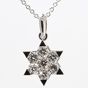 18K White Gold 0.85cttw Diamond Pendant