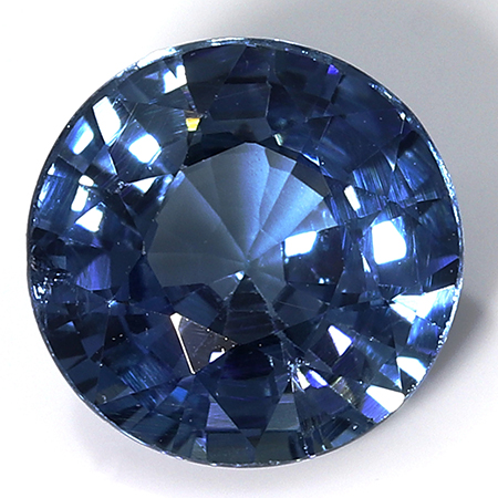 1.17 ct Round Blue Sapphire : Fine Blue
