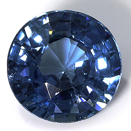 1.17 ct Fine Blue Round Natural Blue Sapphire