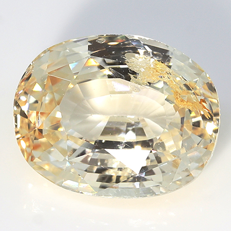 2.36 ct Oval Yellow Sapphire : Orangish Yellow