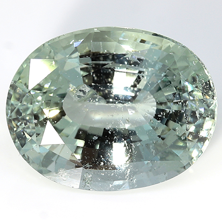 3.62 ct Grayish Blue Oval Natural Blue Sapphire