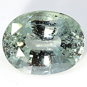 3.62 ct Grayish Blue Oval Natural Blue Sapphire