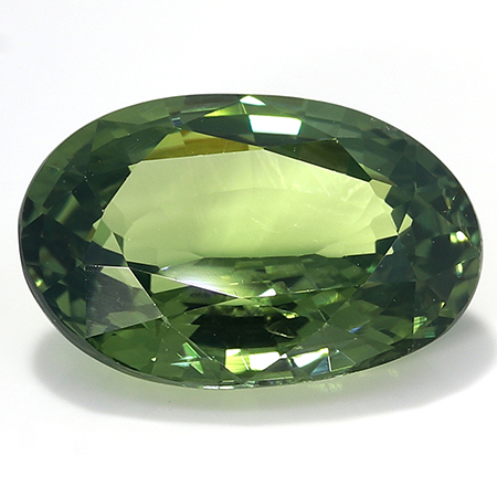 2.38 ct Oval Green Sapphire : Fine Green