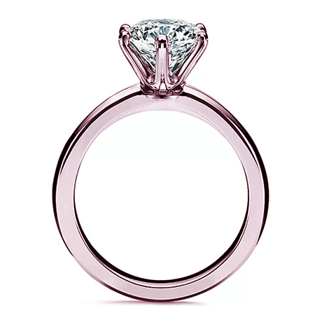 18K Rose Gold Solitaire Setting