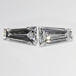 0.60 cttw Pair of Taper Baguette Natural Diamonds : D / VS2
