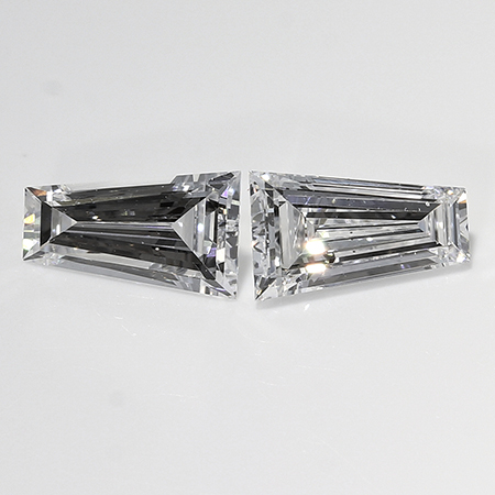 0.60 cttw Pair of Taper Baguette Diamonds : D / VS2