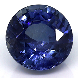1.16 ct Round Blue Sapphire : Fine Blue