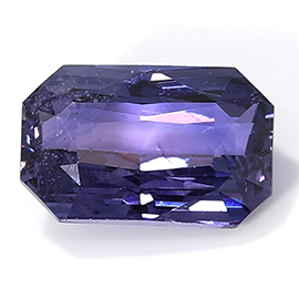 0.79 ct Emerald Cut Sapphire : Purple