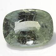 3.62 ct Greenish Blue Cushion Cut Natural Blue Sapphire