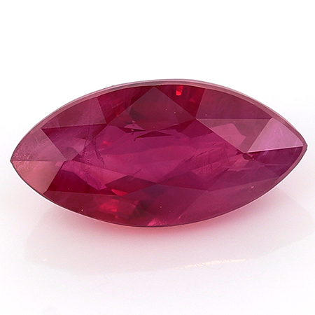 1.55 ct Marquise Ruby : Fiery Red