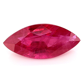 1.27 ct Marquise Ruby : Fine Red