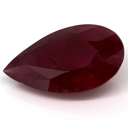 2.05 ct Pigeon Blood Red Pear Shape Natural Ruby