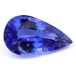 1.51 ct Pear Shape Blue Sapphire : Royal Blue