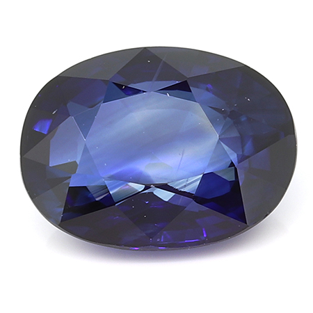 1.30 ct Oval Blue Sapphire : Blue