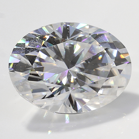 1.33 ct Oval Moissanite : White