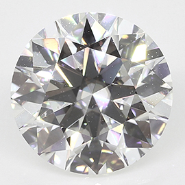 1.14 ct Round Moissanite : White