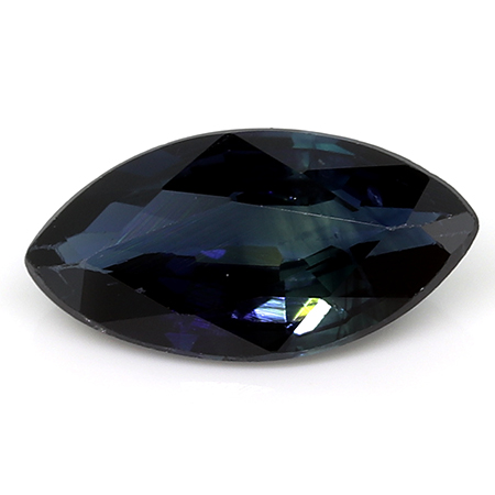 0.48 ct Marquise Blue Sapphire : Darkish Blue