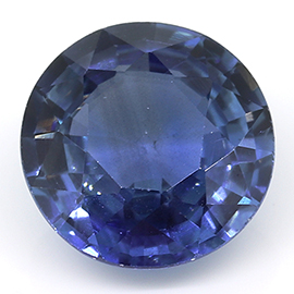 1.03 ct Round Blue Sapphire : Fine Blue