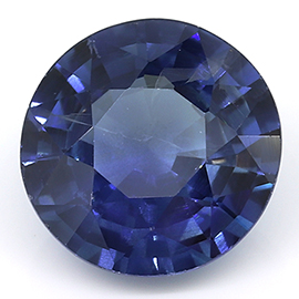0.93 ct Fine Blue Round Natural Blue Sapphire